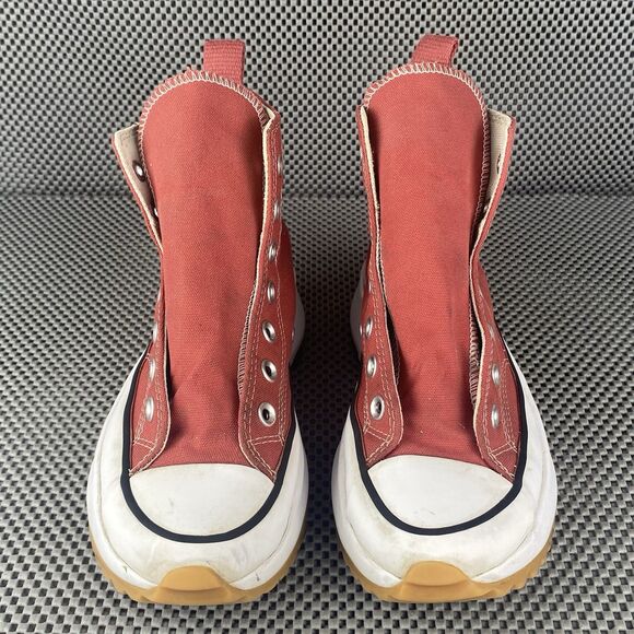 Converse Run Star Hike Platform High Top Sneakers Womens 6 Mens 4.5 Light Red - Picture 5 of 14